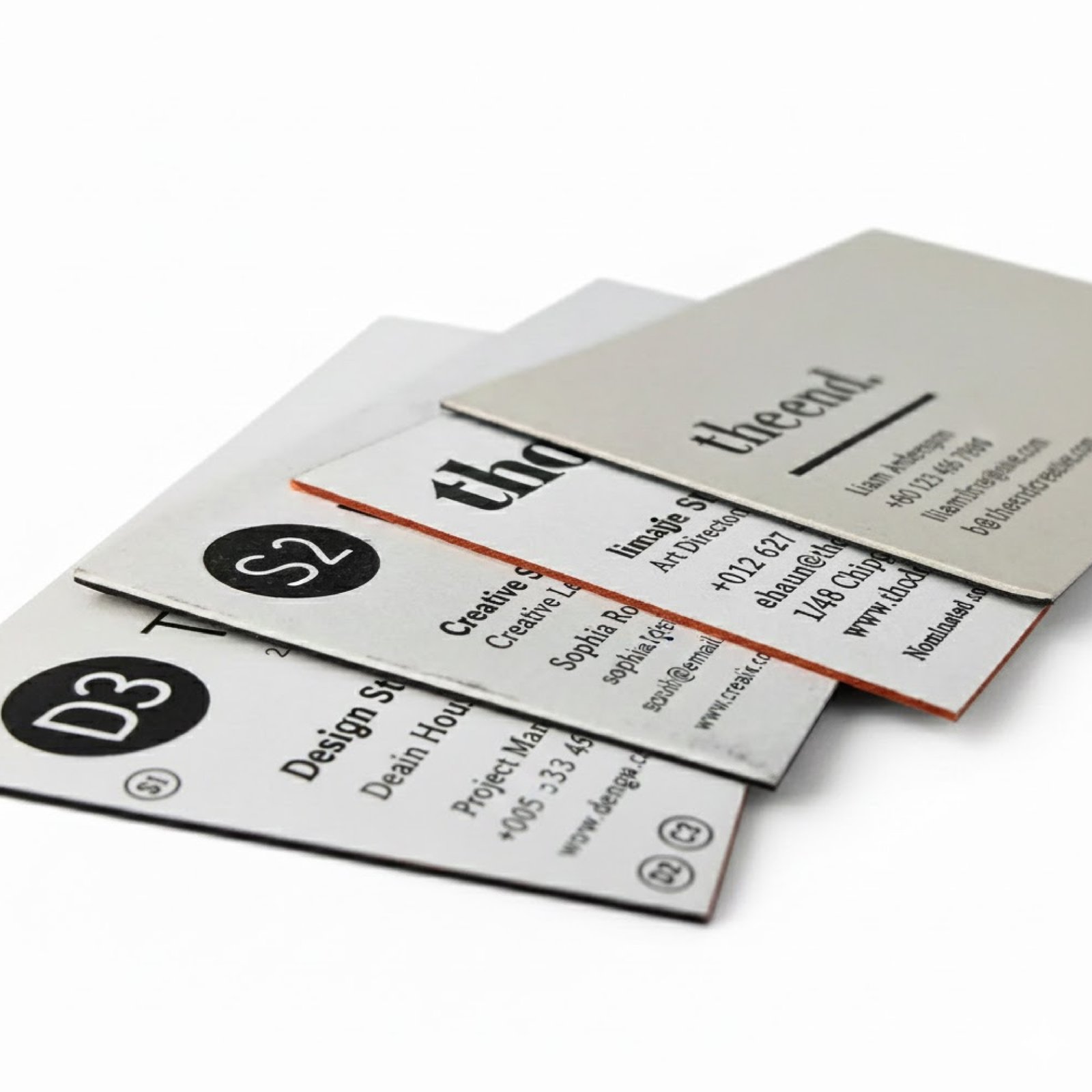 Custom Duplex Triplex Business Cards Printing Abu Dhabi Dubai and UAE